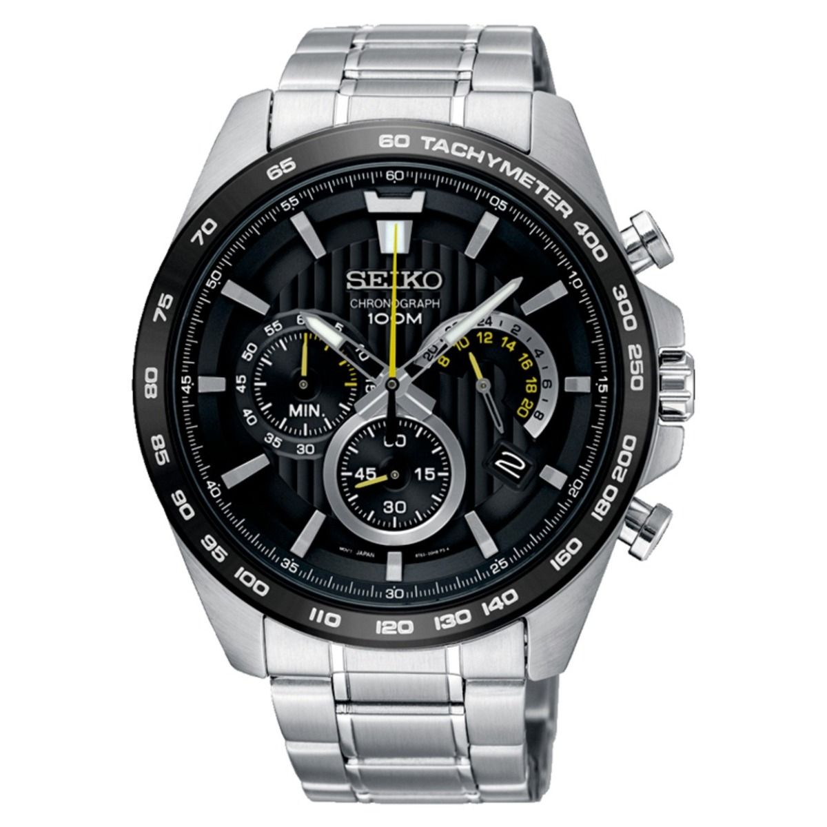 Seiko Dameshorloge 44mm zwart - SSB303P1