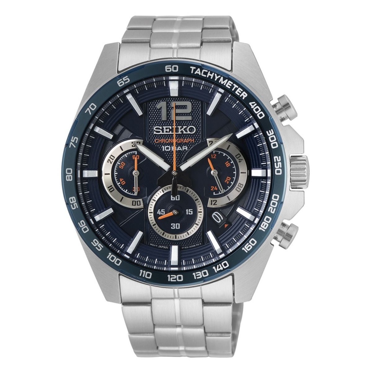 Seiko Herenhorloge 22 cm blauw - SSB345P1