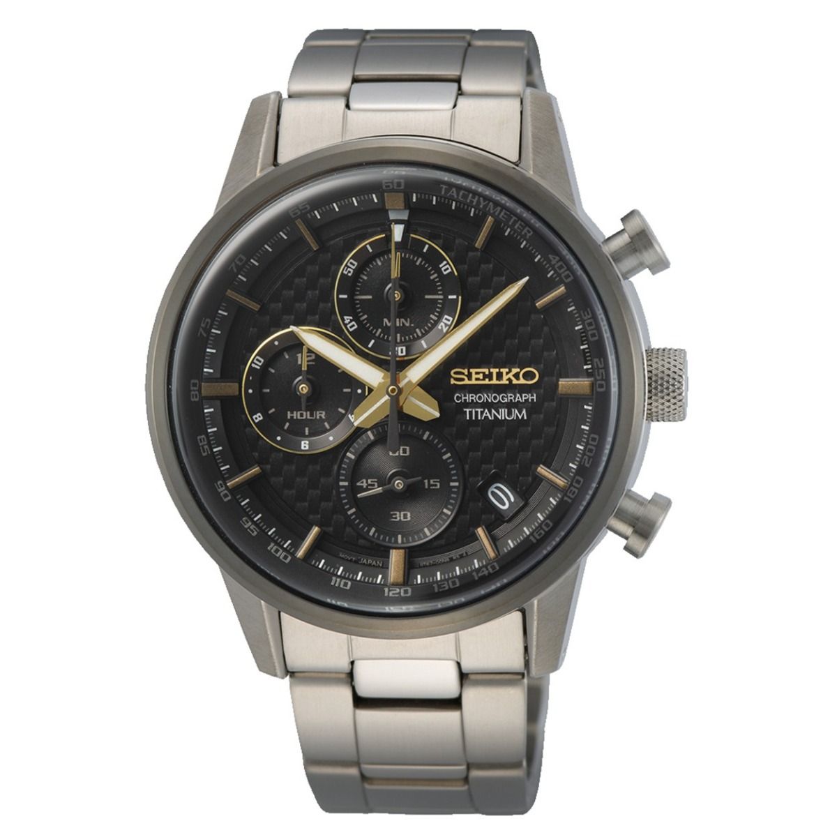 Seiko Herenhorloge 21mm titanium - SSB391P1