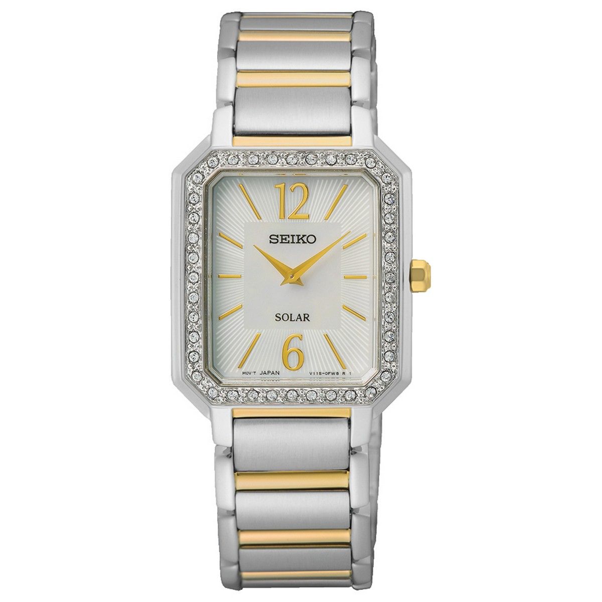 Seiko Dameshorloge 33mm bicolor zilverkleurig - SUP466P1