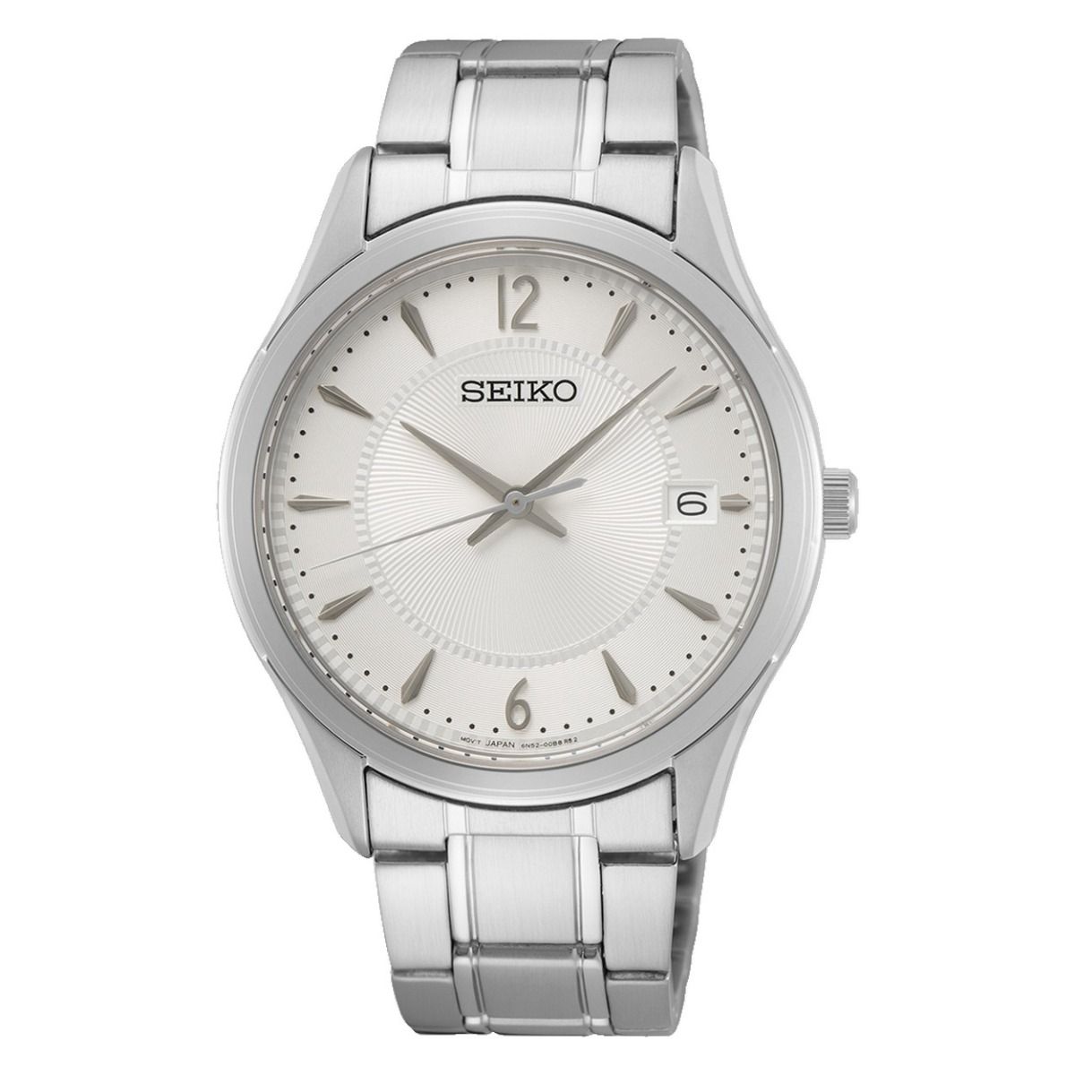 Seiko Herenhorloge 20mm zilverkleurig - SUR417P1