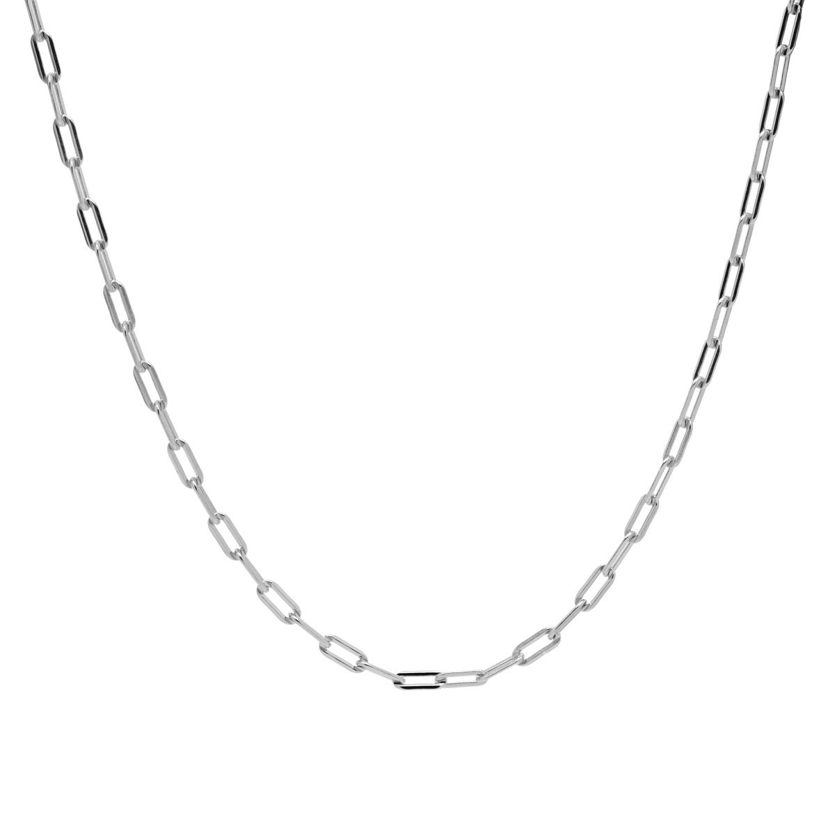 Karma Plain Round Oval Ketting T268S