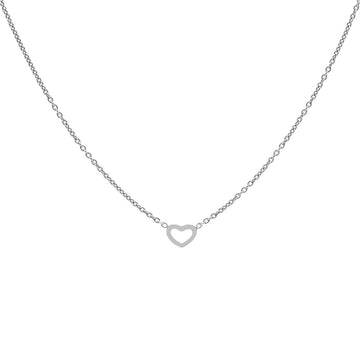 Karma Necklace Open Heart Silver T280S 38-45 cm, exclusief en kwalitatief hoogwaardig. Ontdek nu!