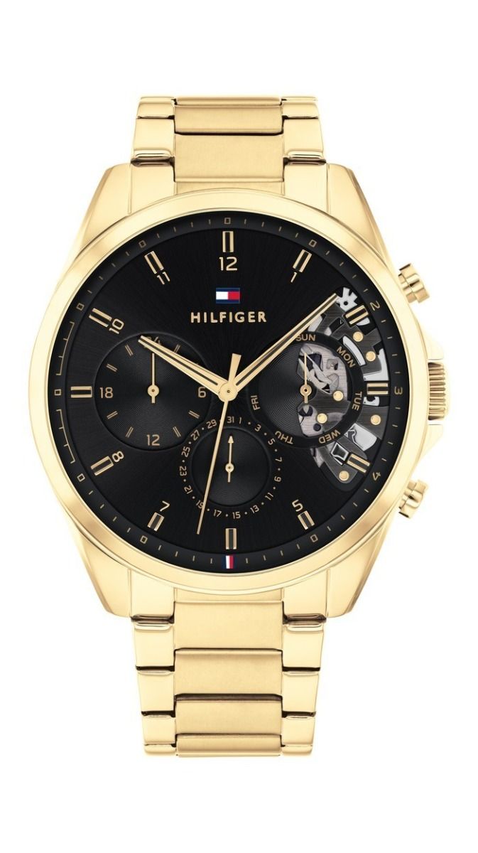 Tommy Hilfiger Horloge TH1710447 Heren Zwart 44 mm