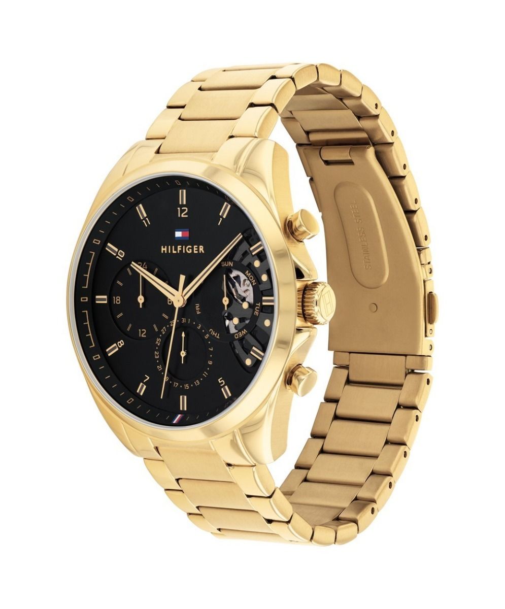 Tommy Hilfiger Horloge TH1710447 Heren Zwart 44 mm