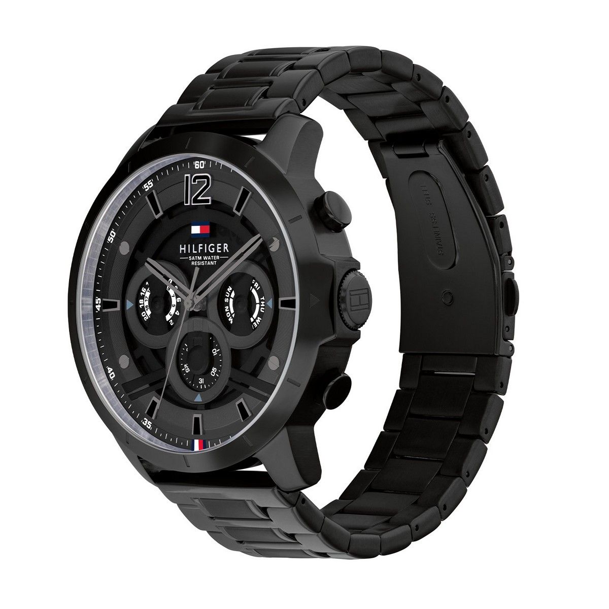 Tommy Hilfiger Horloge TH1710494 Heren Zwart 50 mm