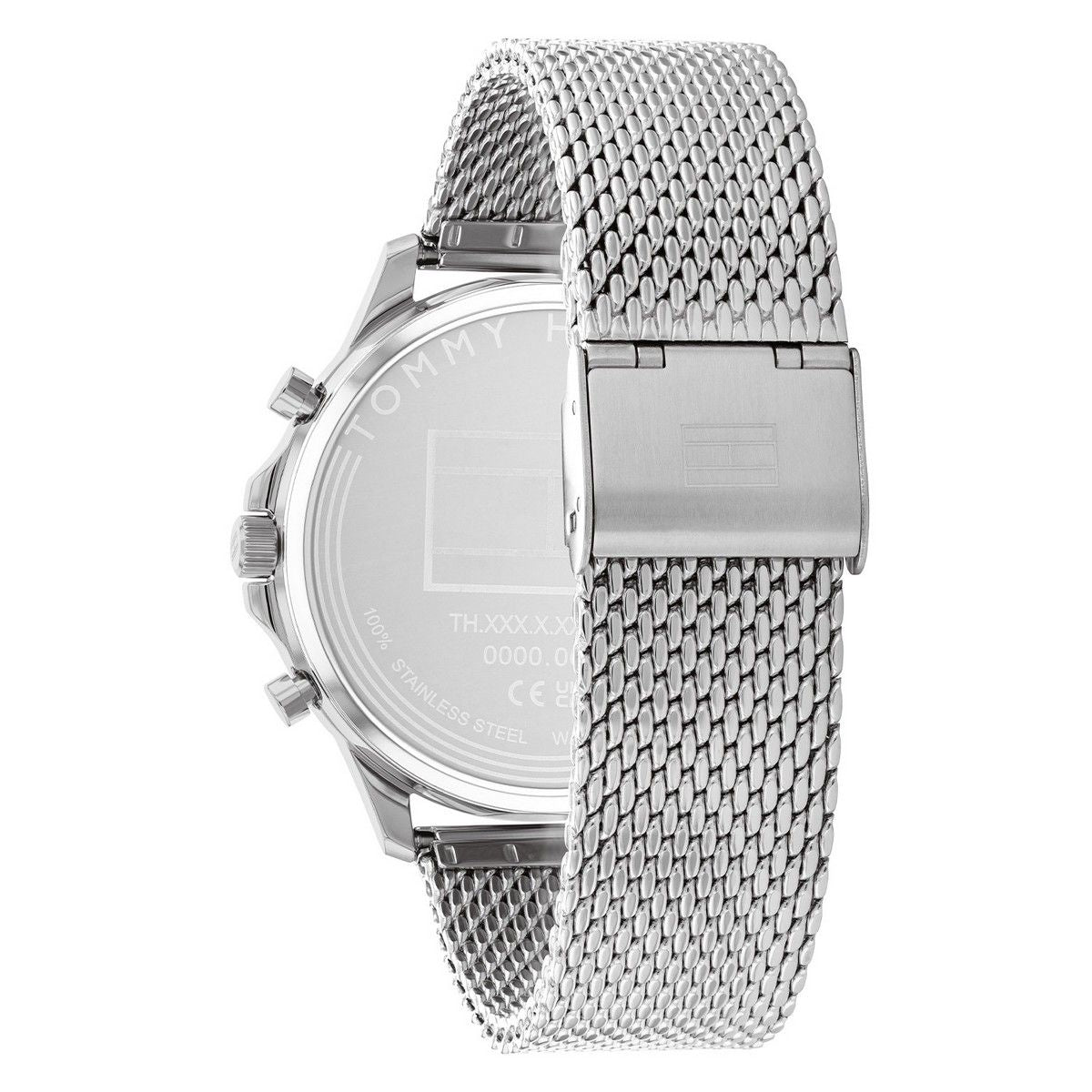 Tommy Hilfiger Horloge Heren 44mm zilverkleurig - TH1710499