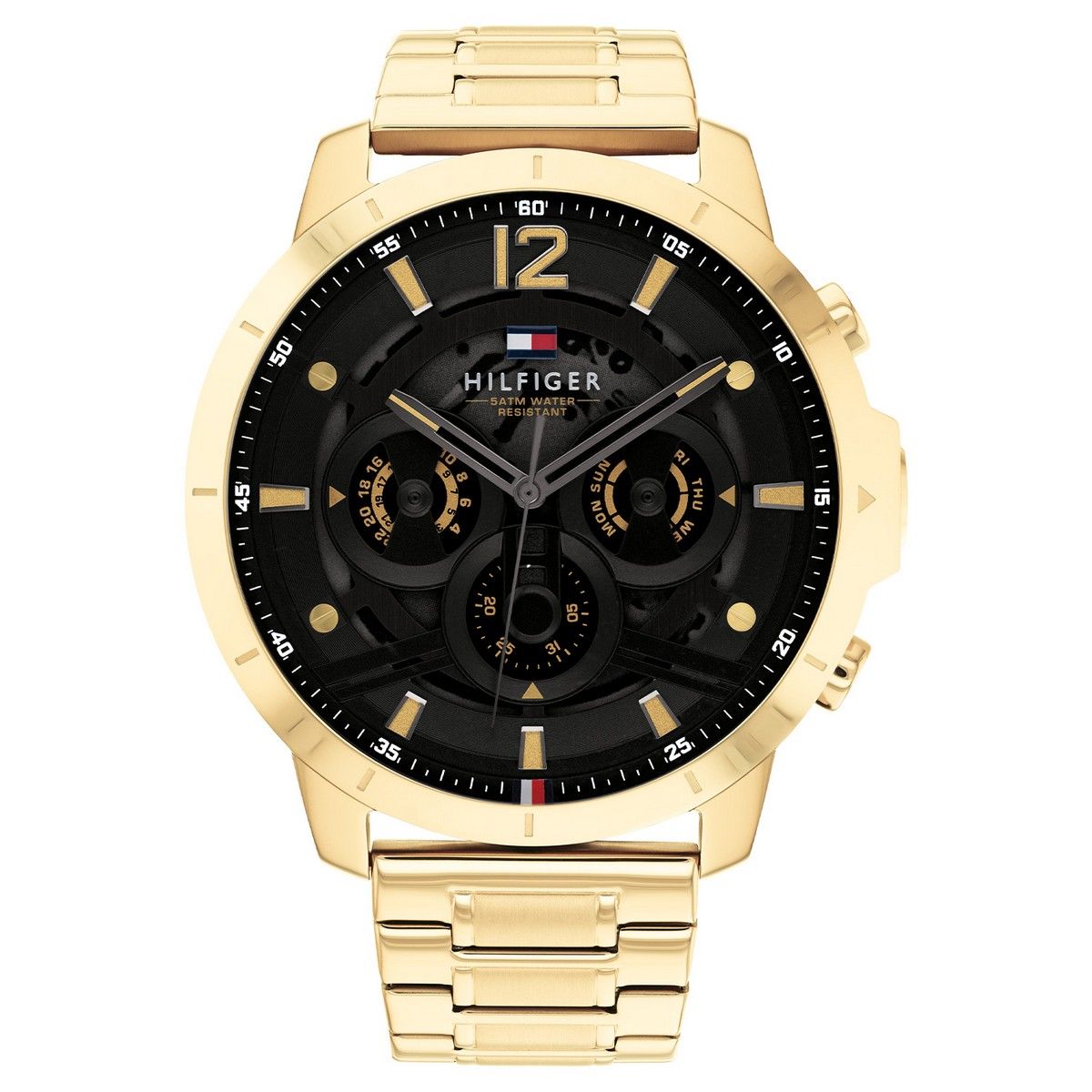 Tommy Hilfiger Horloge TH1710511 Heren Goudkleurig 50 mm