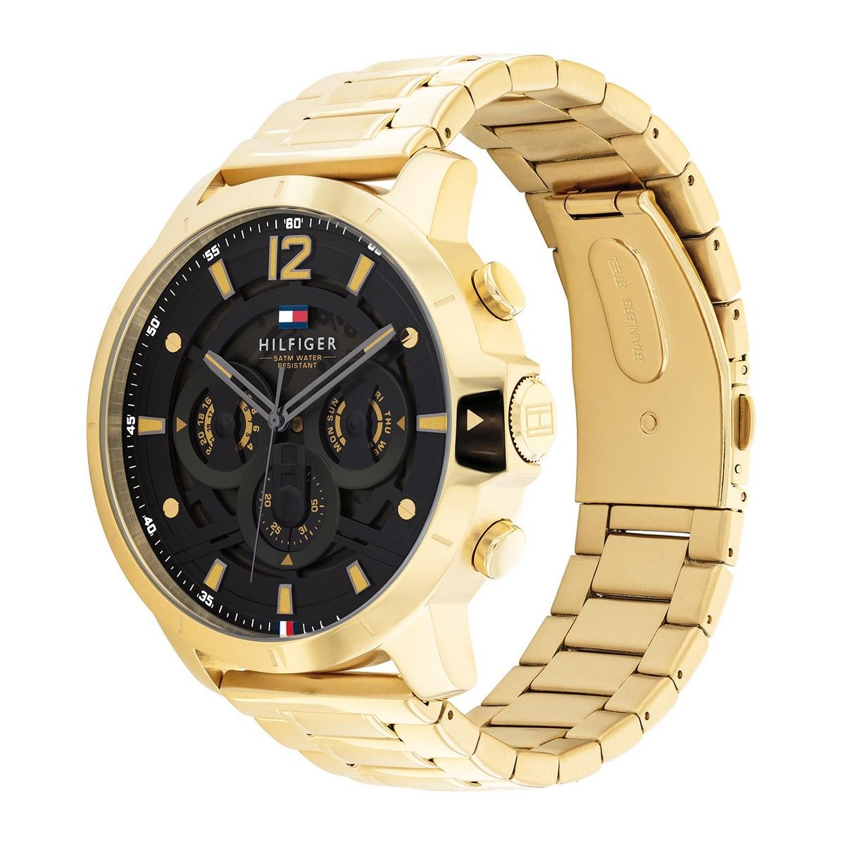 Tommy Hilfiger Horloge TH1710511 Heren Goudkleurig 50 mm