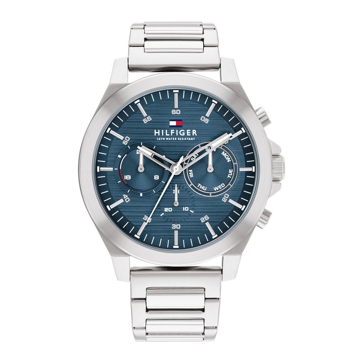 Tommy Hilfiger Horloge TH1710518 Heren Zilverkleurig 46 mm