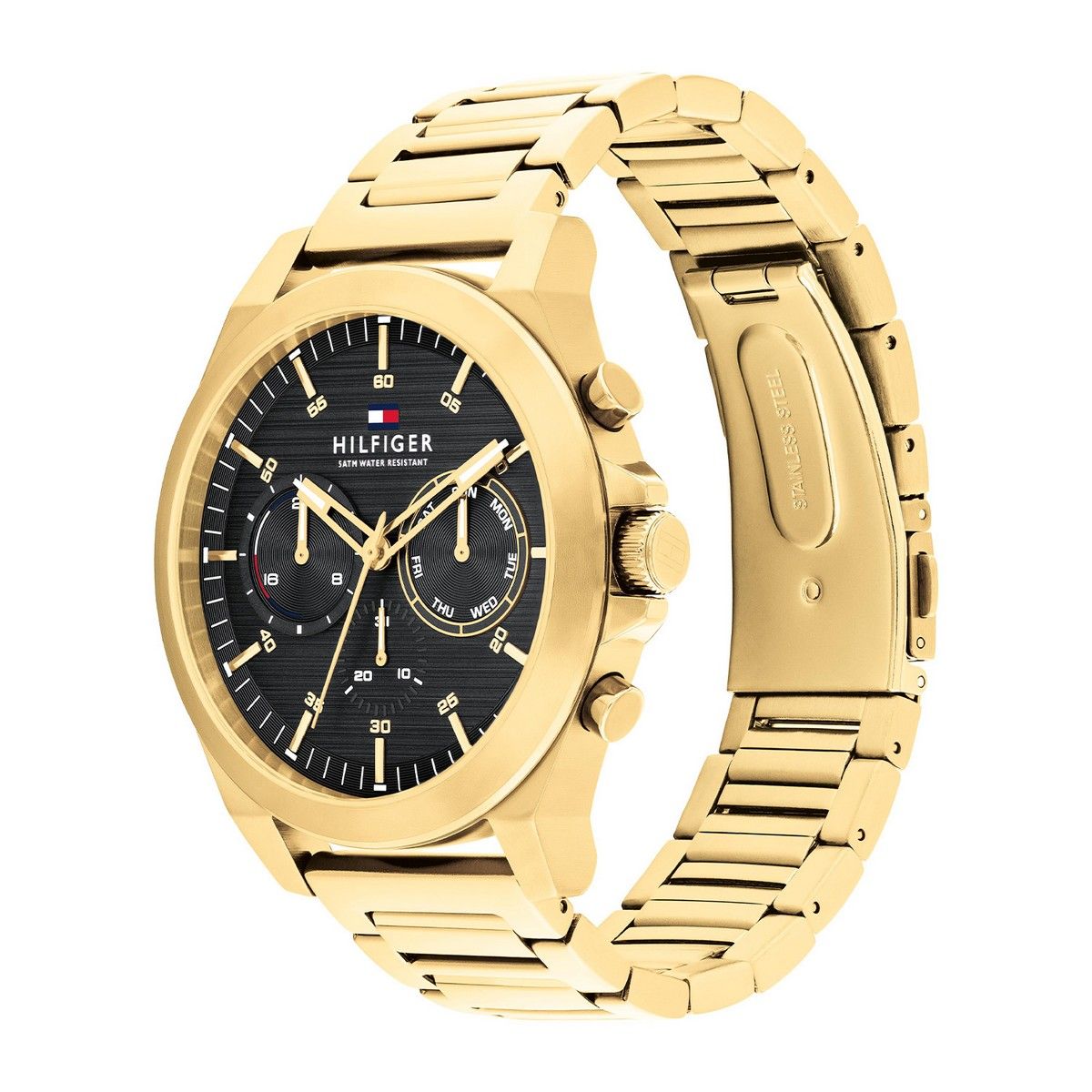 Tommy Hilfiger Horloge TH1710520 Heren Goudkleurig 46 mm