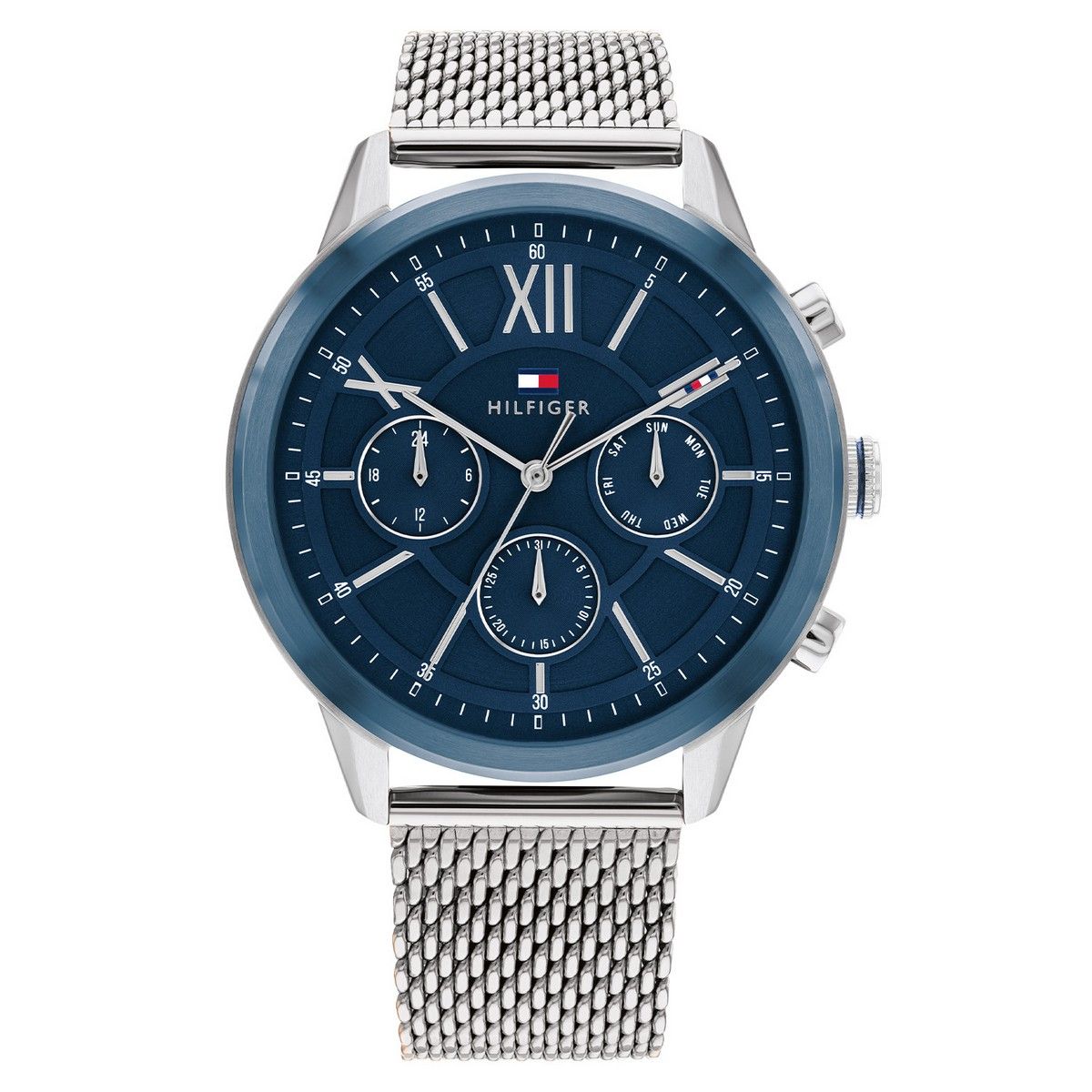Tommy Hilfiger Horloge TH1710524 Heren Zilverkleurig 44 mm