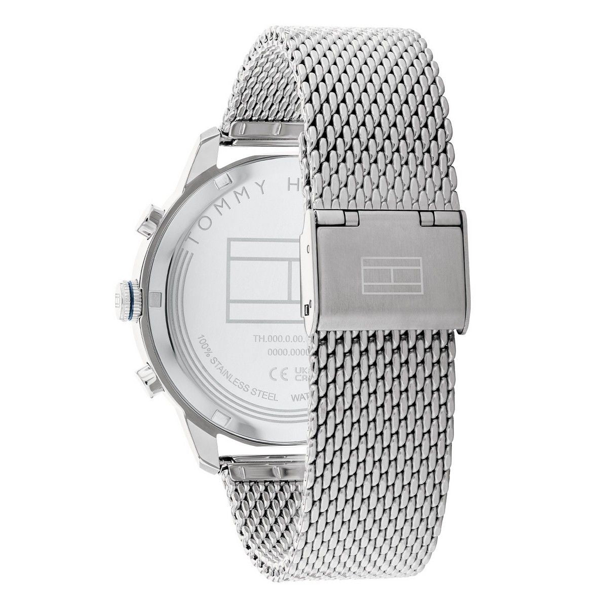 Tommy Hilfiger Horloge TH1710524 Heren Zilverkleurig 44 mm
