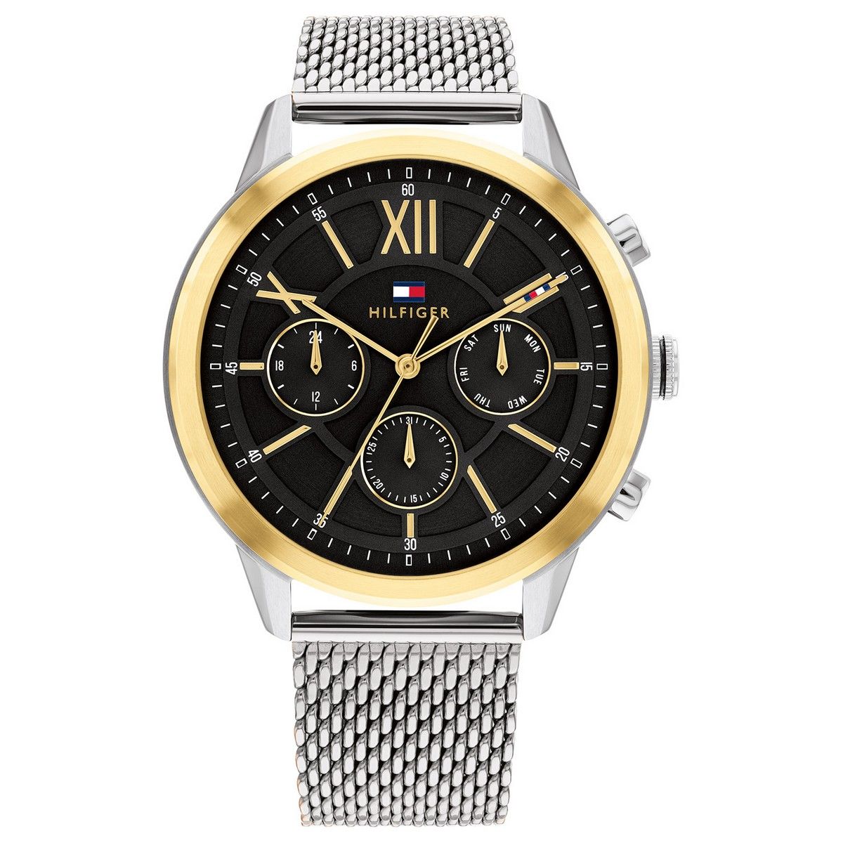 Tommy Hilfiger Horloge TH1710528 Heren Zilverkleurig 44 mm