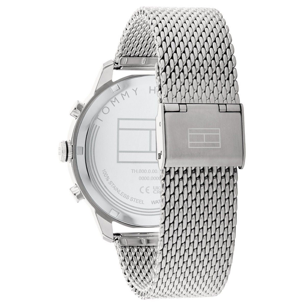 Tommy Hilfiger Horloge TH1710528 Heren Zilverkleurig 44 mm