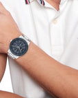Tommy Hilfiger TH1710532 Horloge Heren Zilverkleurig 43mm, exclusief en kwalitatief hoogwaardig. Ontdek nu!