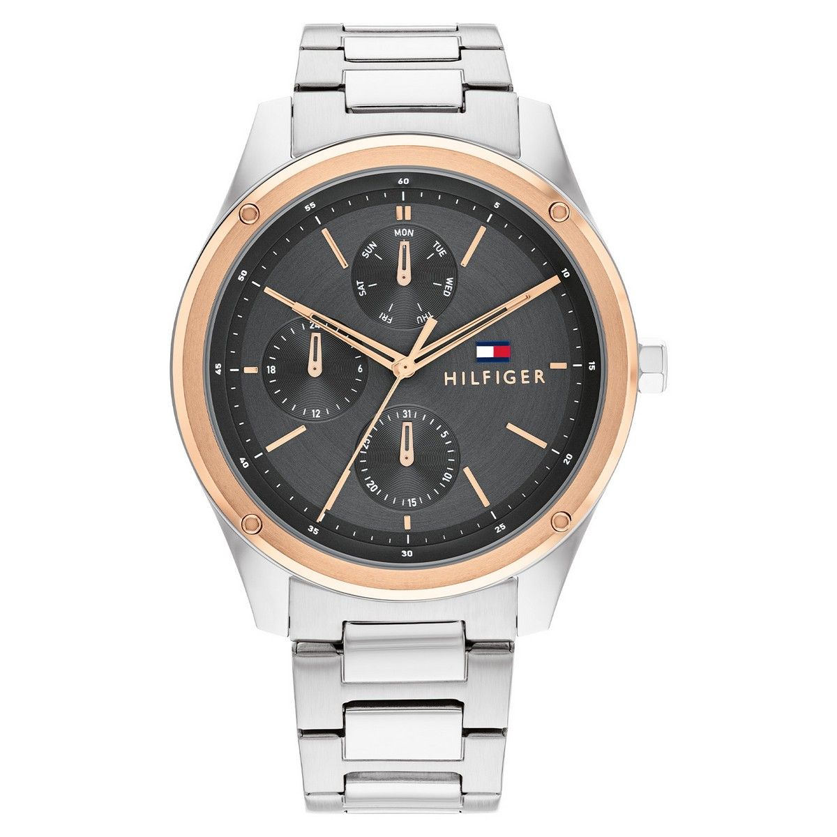 Tommy Hilfiger Horloge TH1710541 Heren Zilverkleurig 43 mm