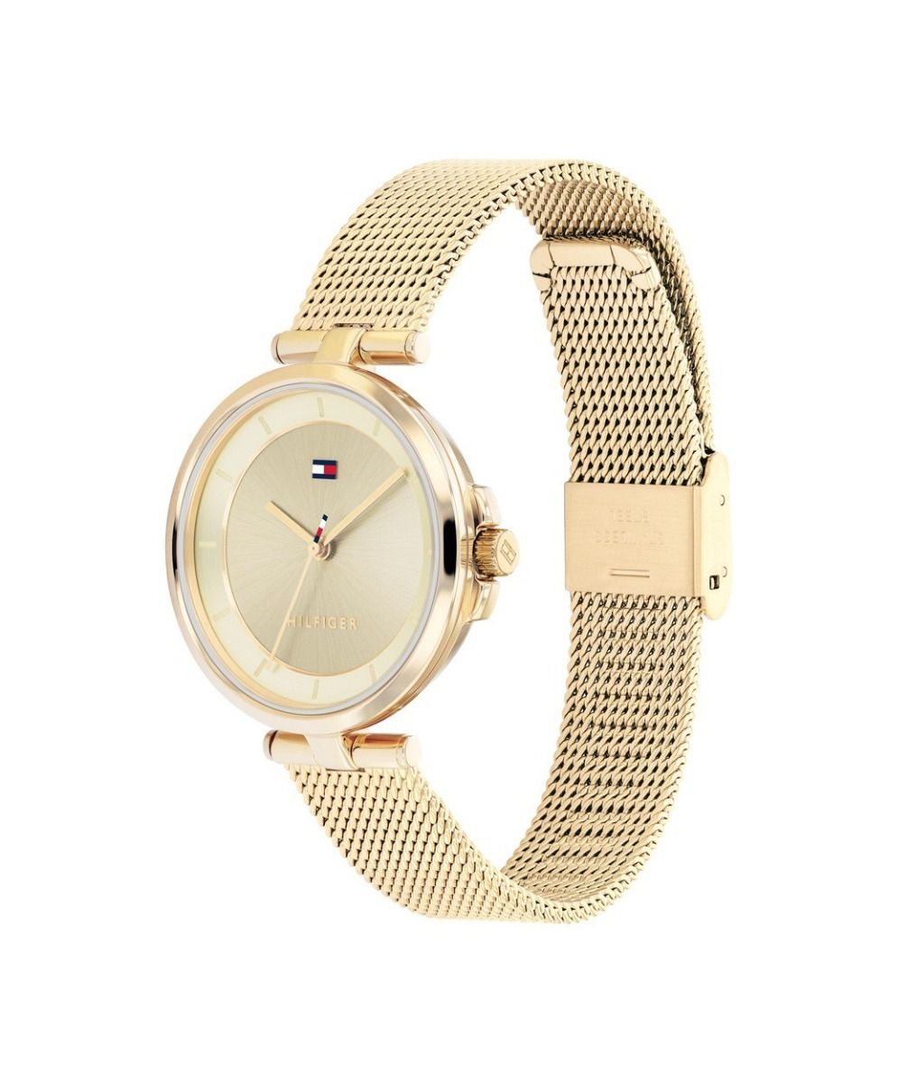 Tommy Hilfiger Horloge TH1782286 Dames Goudkleurig 35 mm