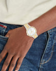 Tommy Hilfiger TH1782534 Horloge Dames Staal Bi-color Schakelband 36mm, exclusief en kwalitatief hoogwaardig. Ontdek nu!
