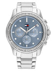 Tommy Hilfiger TH1782569 Horloge Dames Zilverkleurig 40mm, exclusief en kwalitatief hoogwaardig. Ontdek nu!