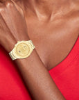 Tommy Hilfiger TH1782575 Horloge Dames Goudkleurig 38mm, exclusief en kwalitatief hoogwaardig. Ontdek nu!