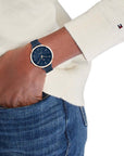 Tommy Hilfiger TH1782581 Horloge Dames Blauw 38mm, exclusief en kwalitatief hoogwaardig. Ontdek nu!