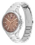 Tommy Hilfiger TH1782596 Horloge Dames Zilverkleurig 40mm, exclusief en kwalitatief hoogwaardig. Ontdek nu!