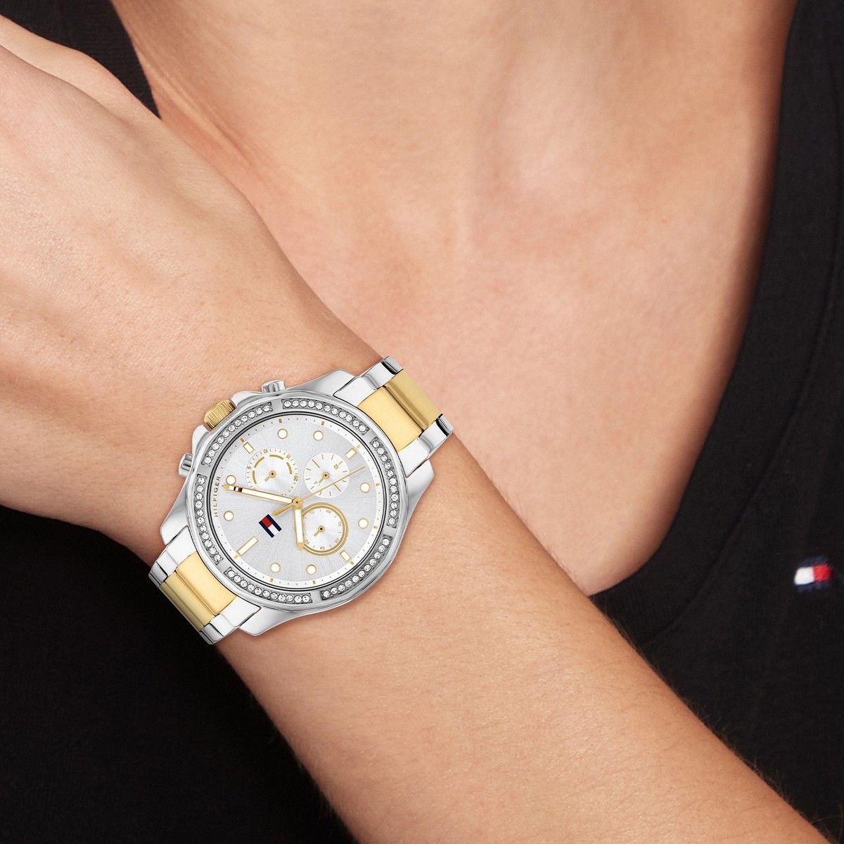 Tommy Hilfiger Horloge TH1782615 Dames Zilverkleurig 40 mm