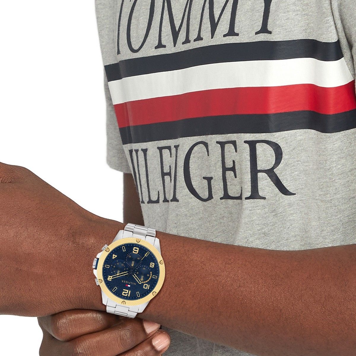 Tommy Hilfiger Horloge TH1792031 Heren Blauw 46 mm