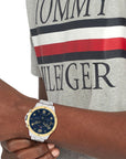 Tommy Hilfiger TH1792031 Horloge Heren Staal Zilverkleurig Schakelband 46mm, exclusief en kwalitatief hoogwaardig. Ontdek nu!