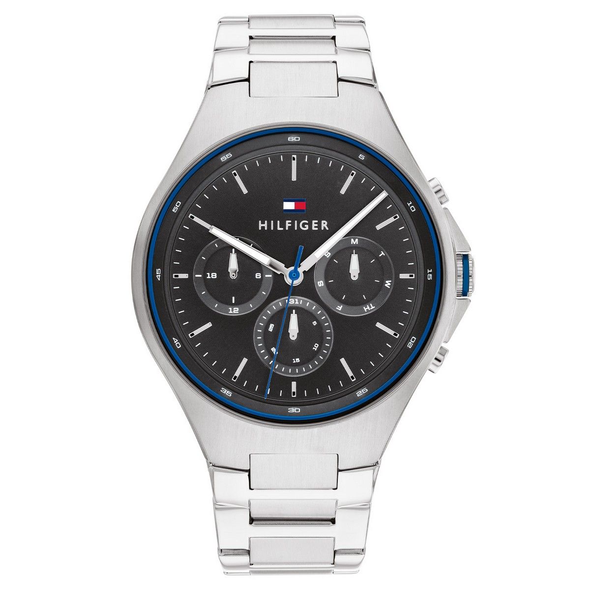Tommy Hilfiger Horloge TH1792054 Heren Zilverkleurig 44 mm
