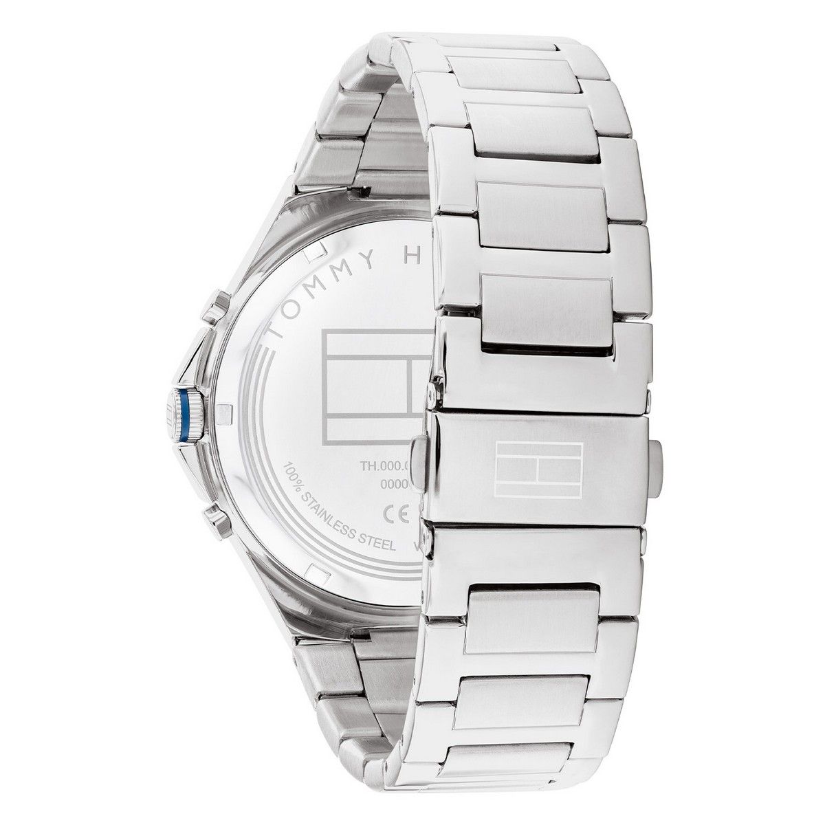 Tommy Hilfiger Horloge TH1792054 Heren Zilverkleurig 44 mm