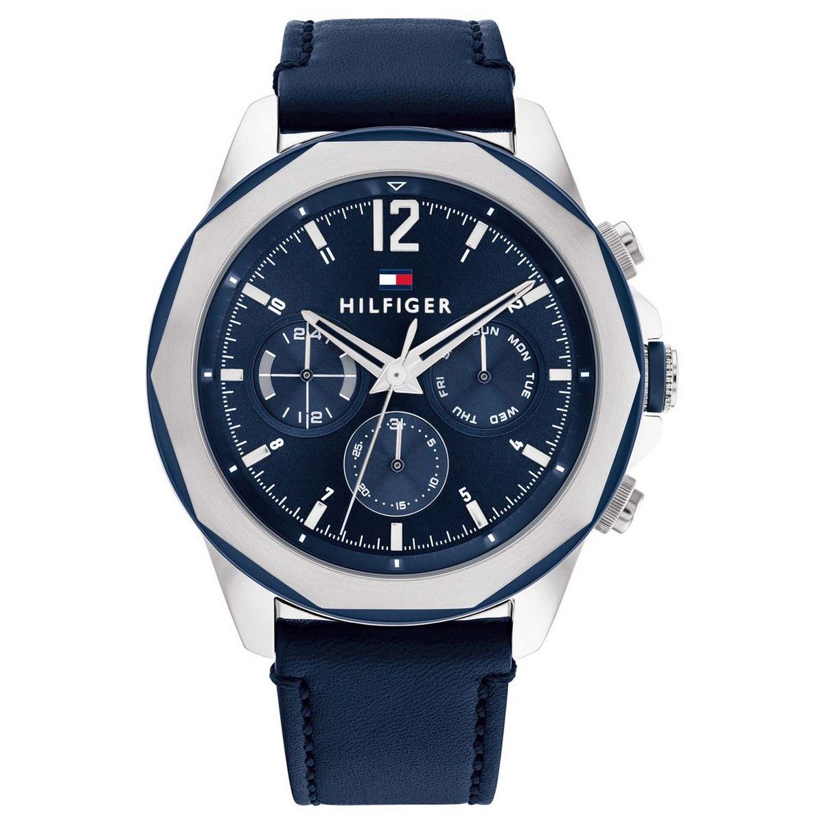 Tommy Hilfiger Horloge TH1792063 Heren Zilverkleurig 46 mm
