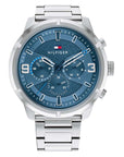 Tommy Hilfiger TH1792077 Horloge Heren Zilverkleurig 50mm, exclusief en kwalitatief hoogwaardig. Ontdek nu!