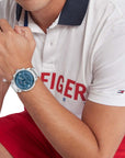 Tommy Hilfiger TH1792077 Horloge Heren Zilverkleurig 50mm, exclusief en kwalitatief hoogwaardig. Ontdek nu!