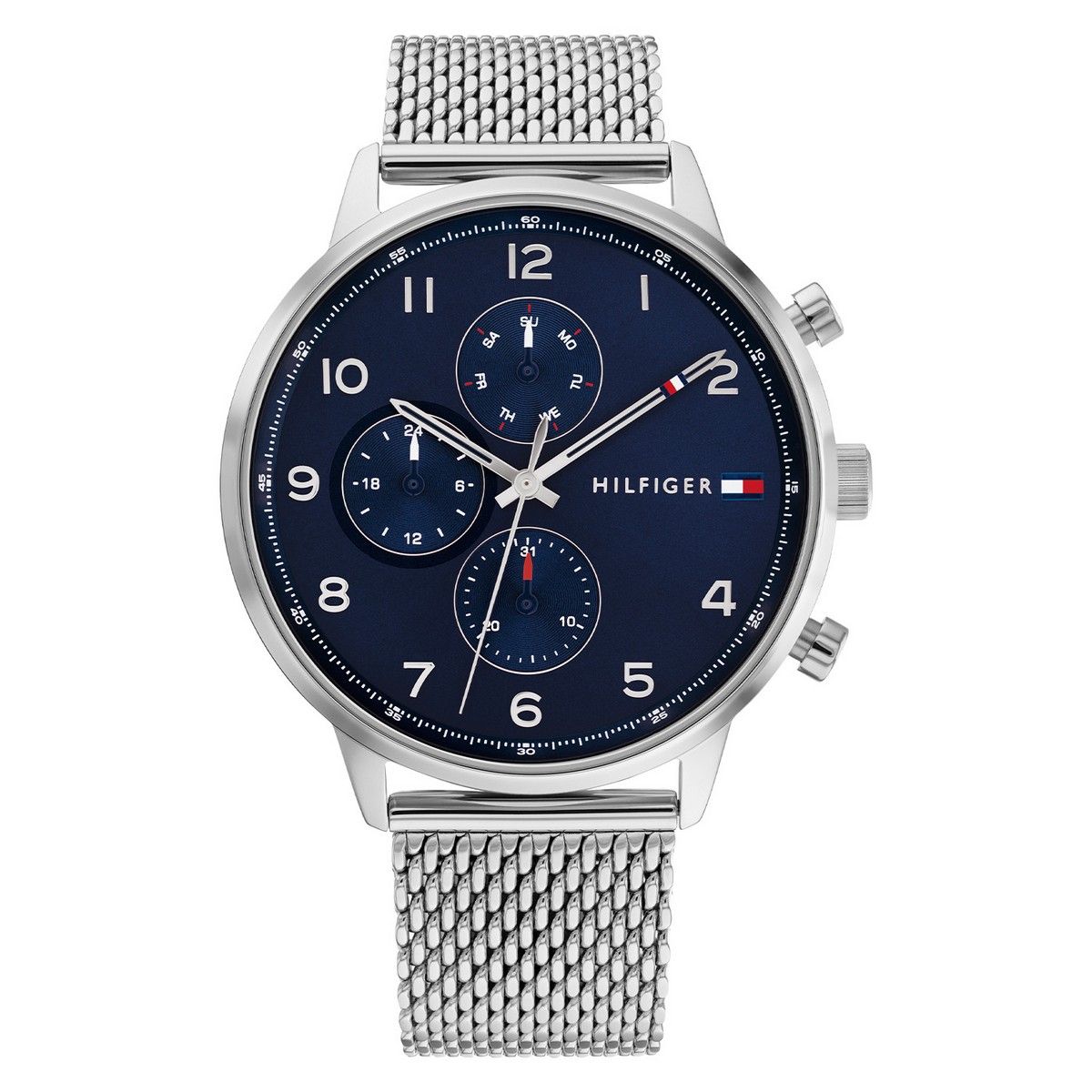 Tommy Hilfiger Horloge TH1791978 Heren Zilverkleurig 44 mm