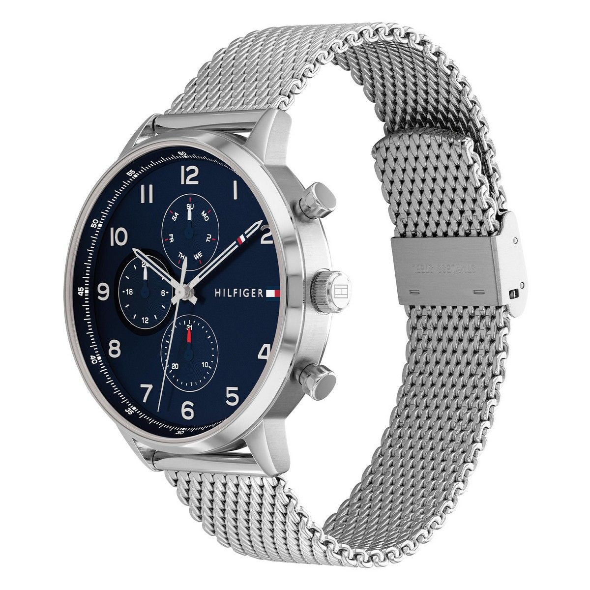 Tommy Hilfiger Horloge TH1791978 Heren Zilverkleurig 44 mm