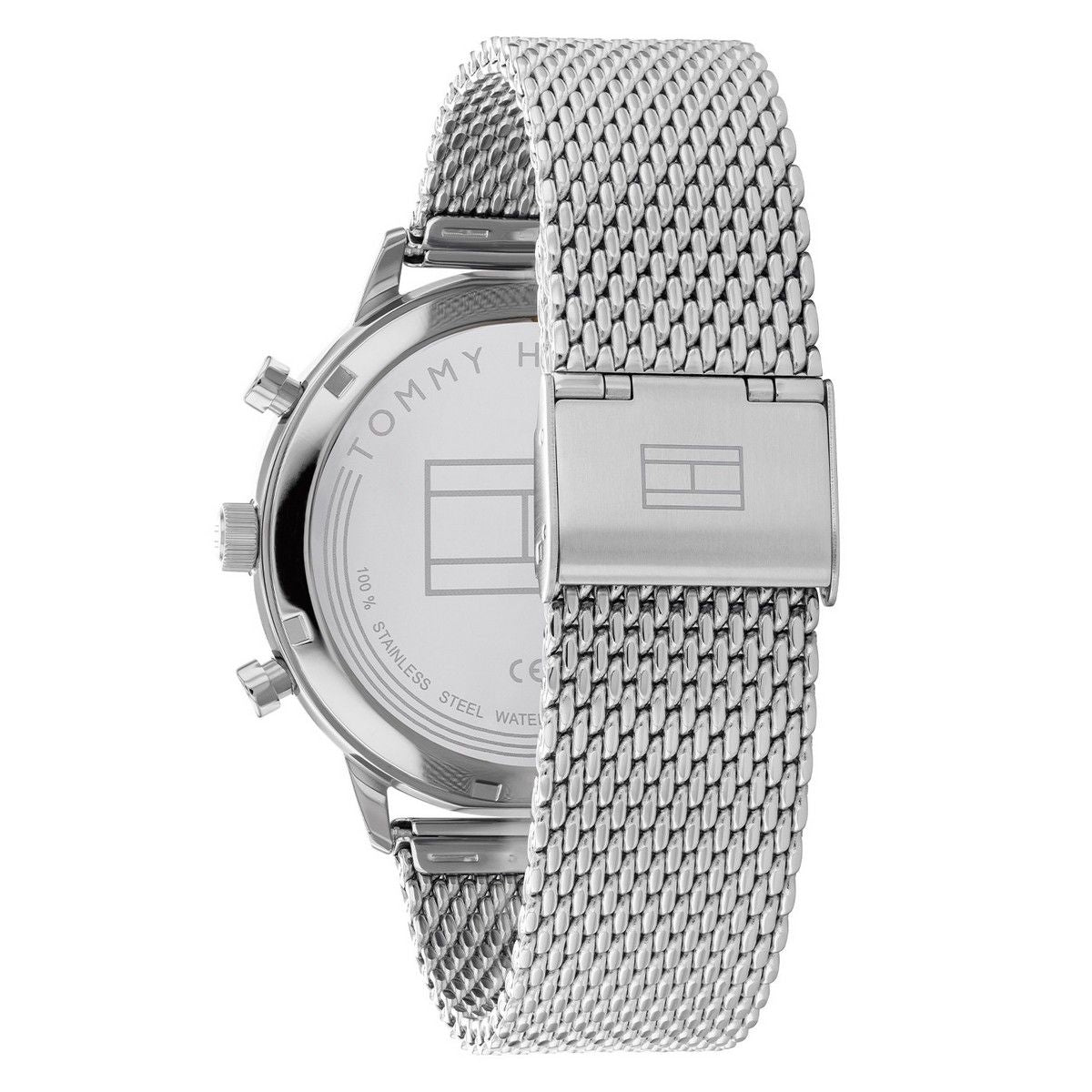 Tommy Hilfiger Horloge TH1791978 Heren Zilverkleurig 44 mm
