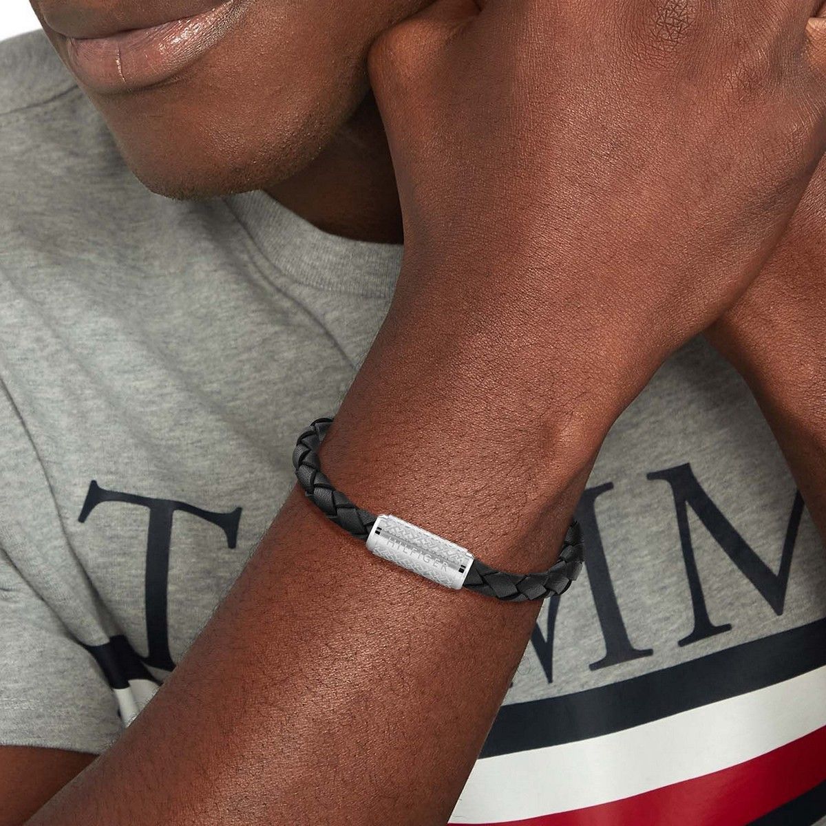 Tommy Hilfiger Armband TJ2790479 Heren Zwart 19 cm
