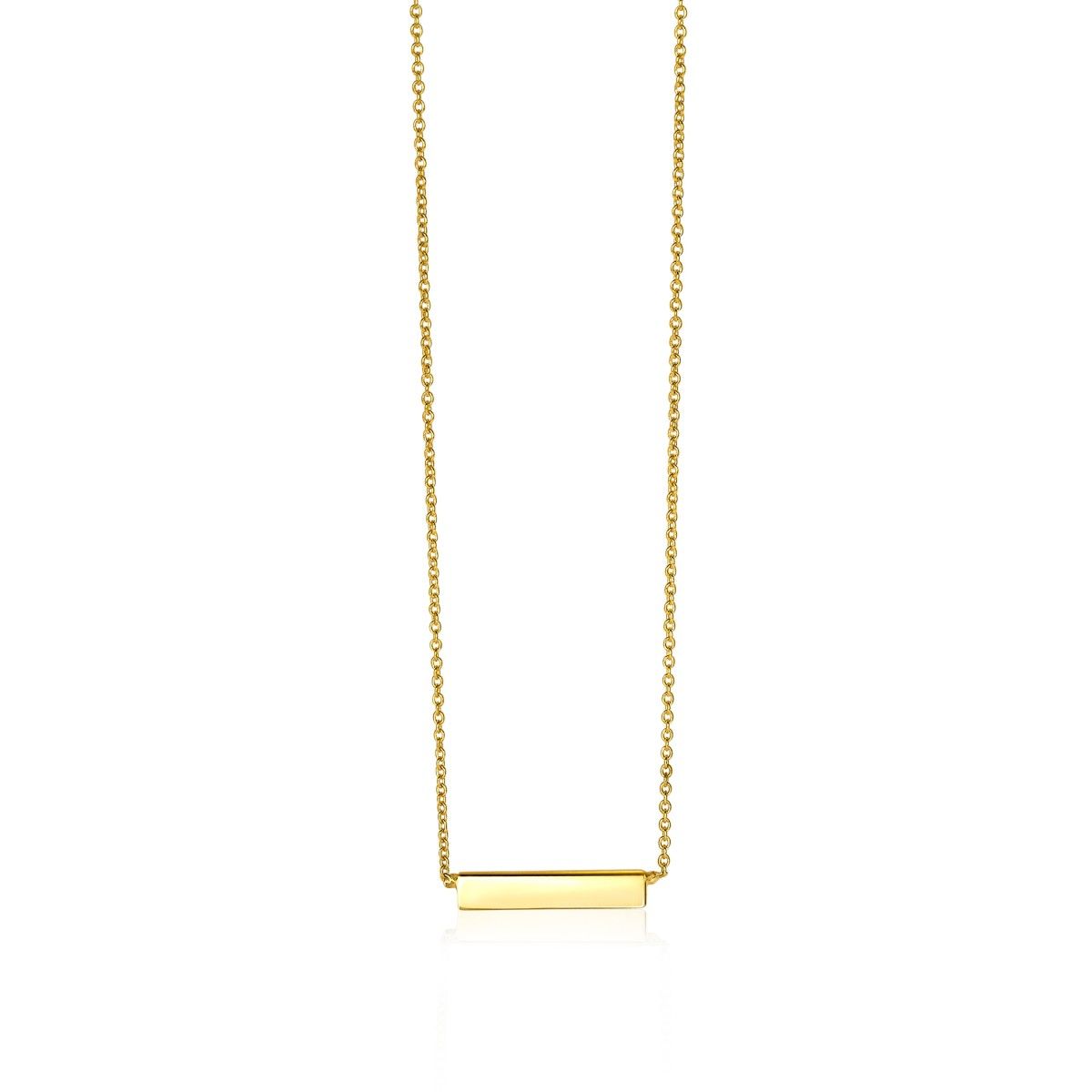 ZINZI 14K Gouden Ketting ZGC176 40-42 cm zilver