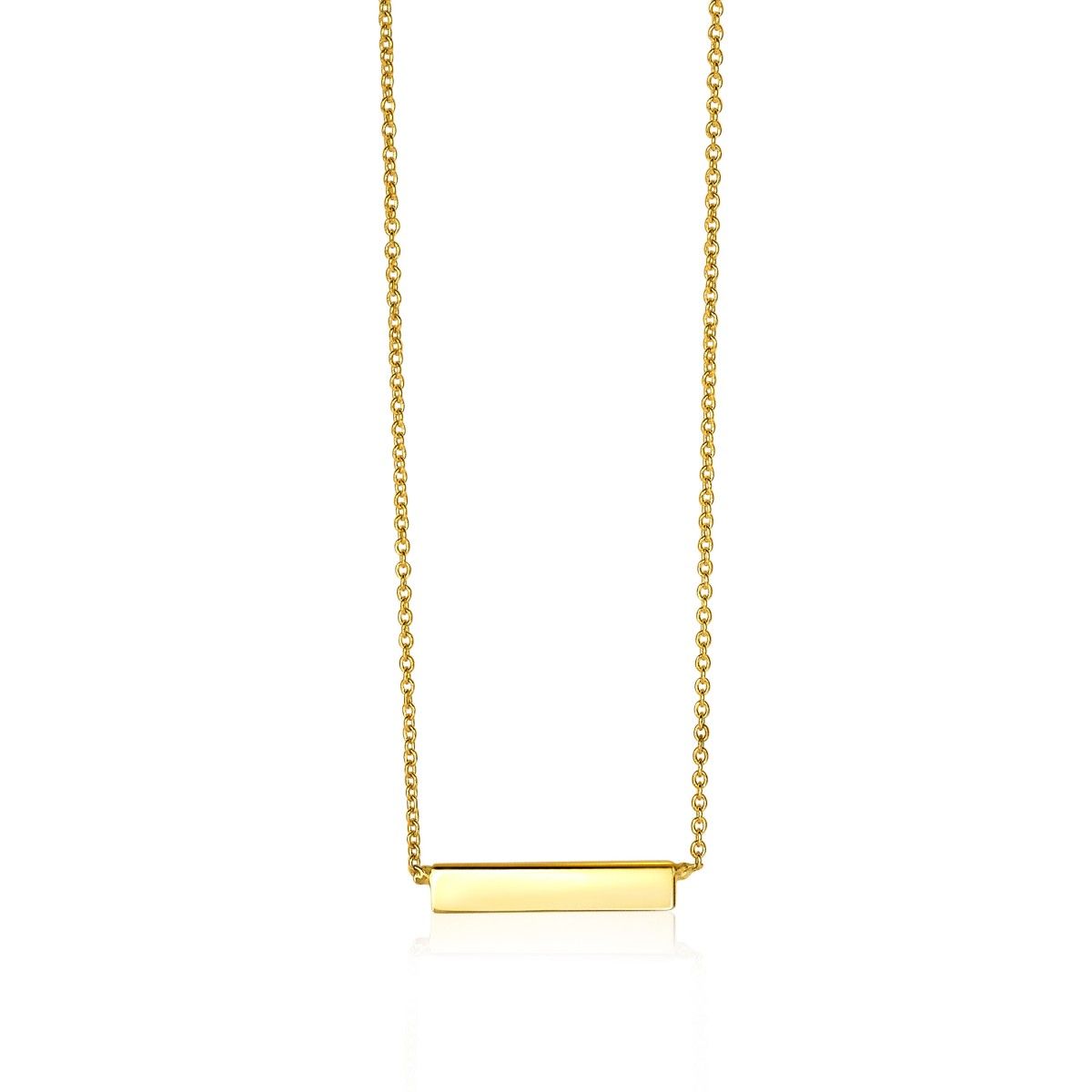 ZINZI 14K Gouden Ketting ZGC176 40-42 cm zilver