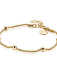 Zinzi zilveren fantasie armband goud verguld 17,5-20,5cm ZIA1128G, exclusief en kwalitatief hoogwaardig. Ontdek nu!