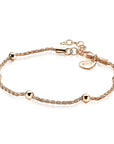 Zinzi zilveren fantasie armband rose verguld 17,5-20,5cm ZIA1128R, exclusief en kwalitatief hoogwaardig. Ontdek nu!