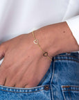 Zinzi zilveren armband geel verguld hart 17-20cm ZIA1188G, exclusief en kwalitatief hoogwaardig. Ontdek nu!
