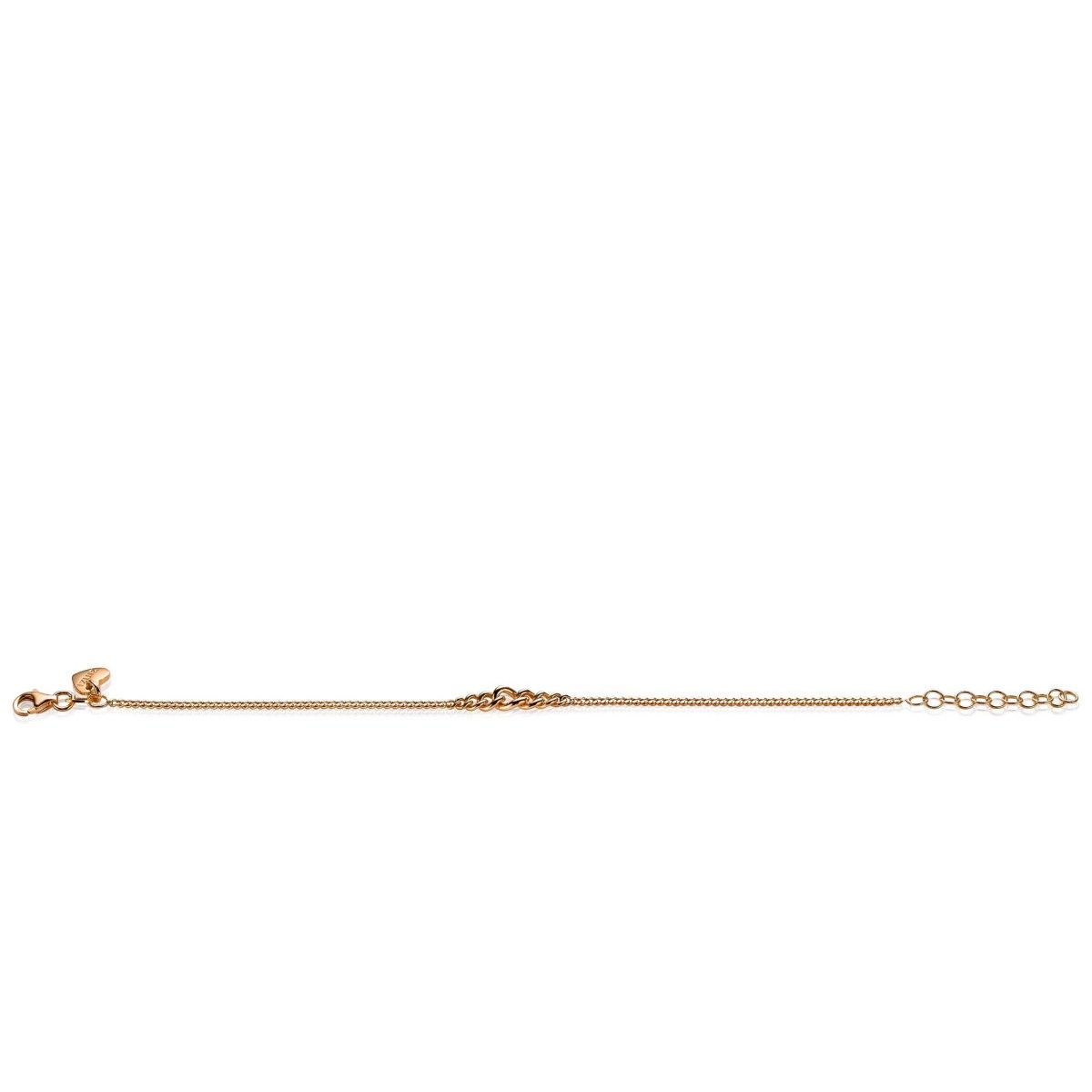 ZINZI Verguld Zilveren Armband 17-20 cm geel - ZIA1259G