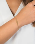 Zinzi zilveren gourmet armband geel verguld 17-20 cm ZIA1259G, exclusief en kwalitatief hoogwaardig. Ontdek nu!
