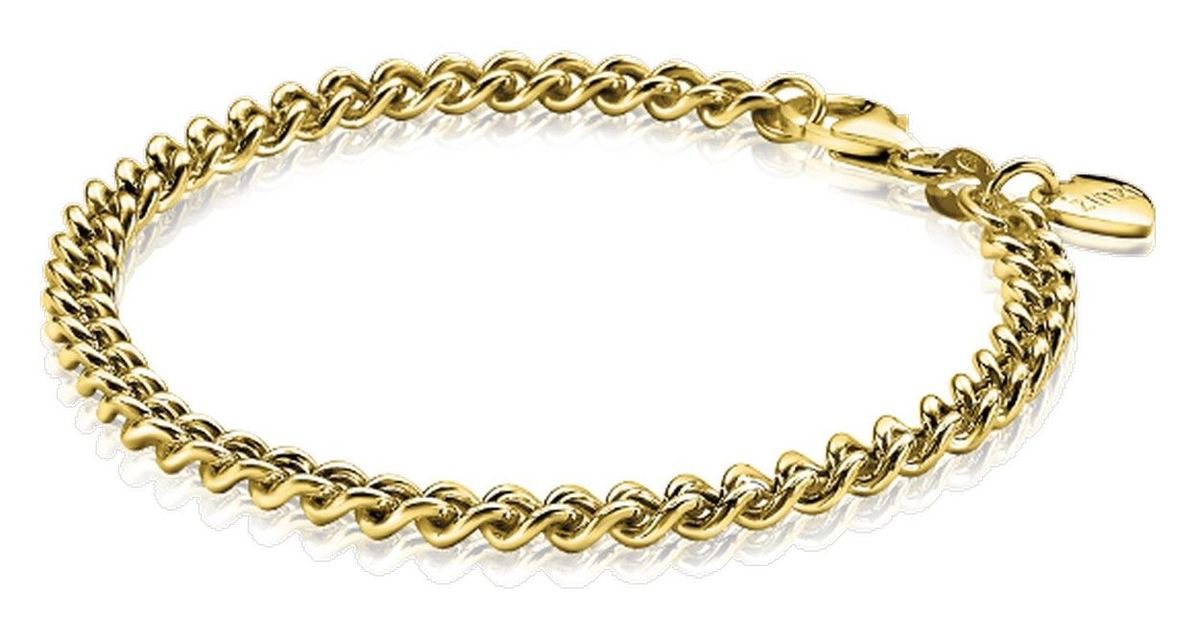 ZINZI Verguld Zilveren Armband 18,5cm - ZIA1414G