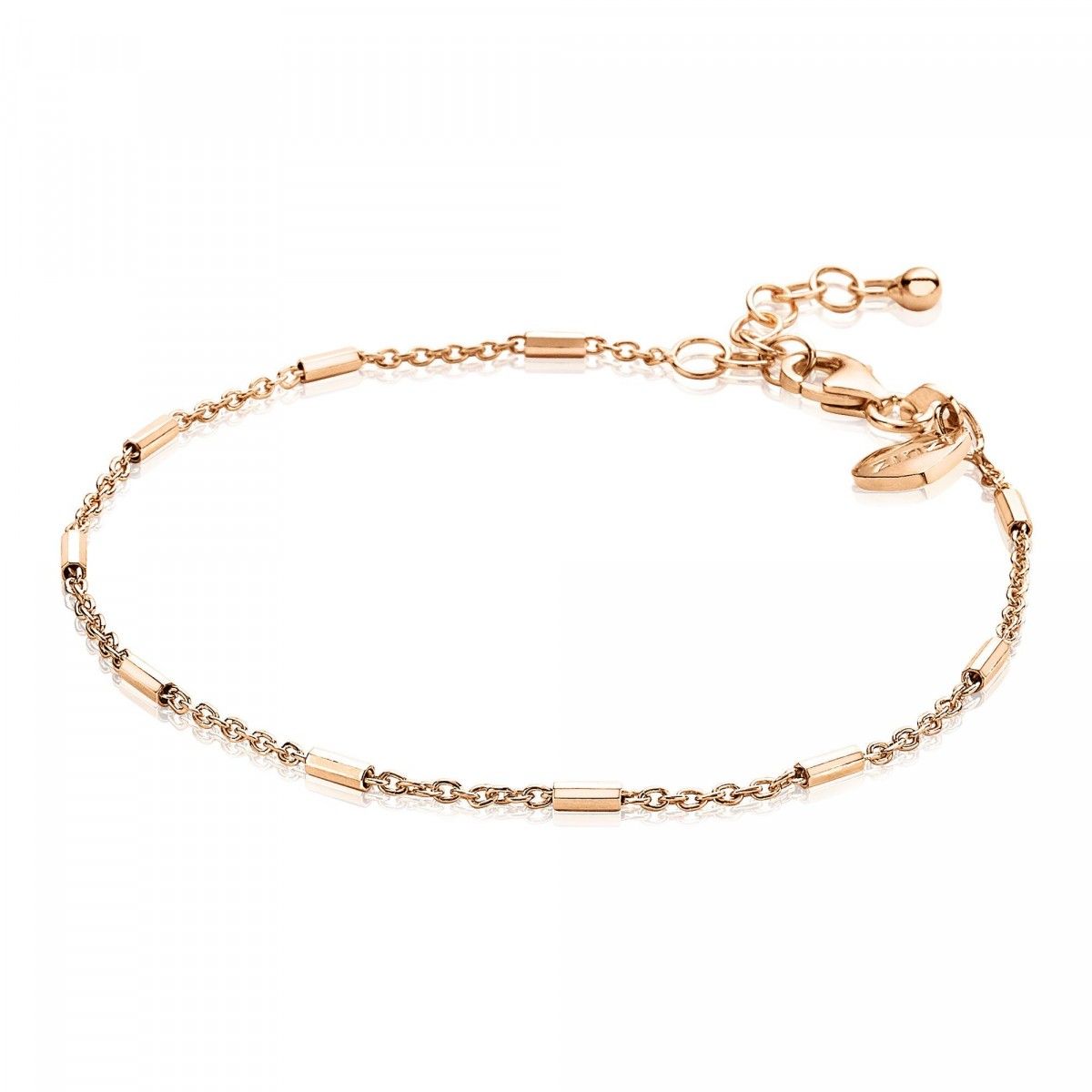 Zinzi zilveren armband rosé verguld ZIA1648R (Lengte 17-20cm), exclusief en kwalitatief hoogwaardig. Ontdek nu!