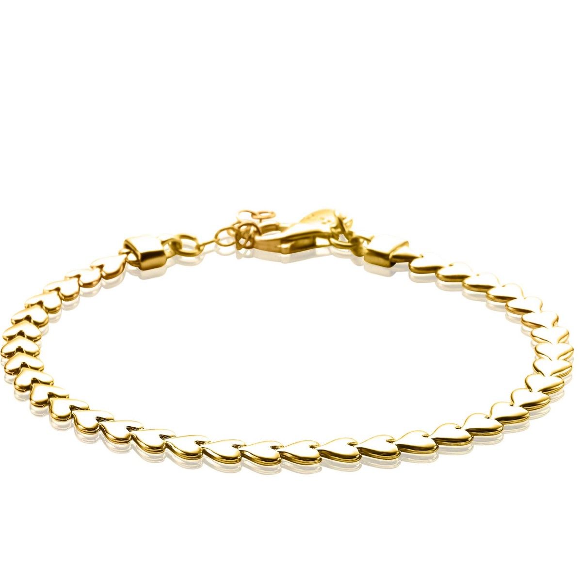 zilveren armband geel verguld 19cm ZIA1153G