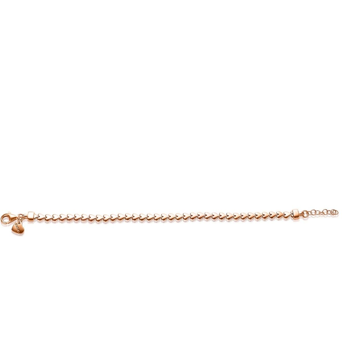 Zinzi zilveren armband rosé verguld ZIA1798R (Lengte 17-19cm), exclusief en kwalitatief hoogwaardig. Ontdek nu!